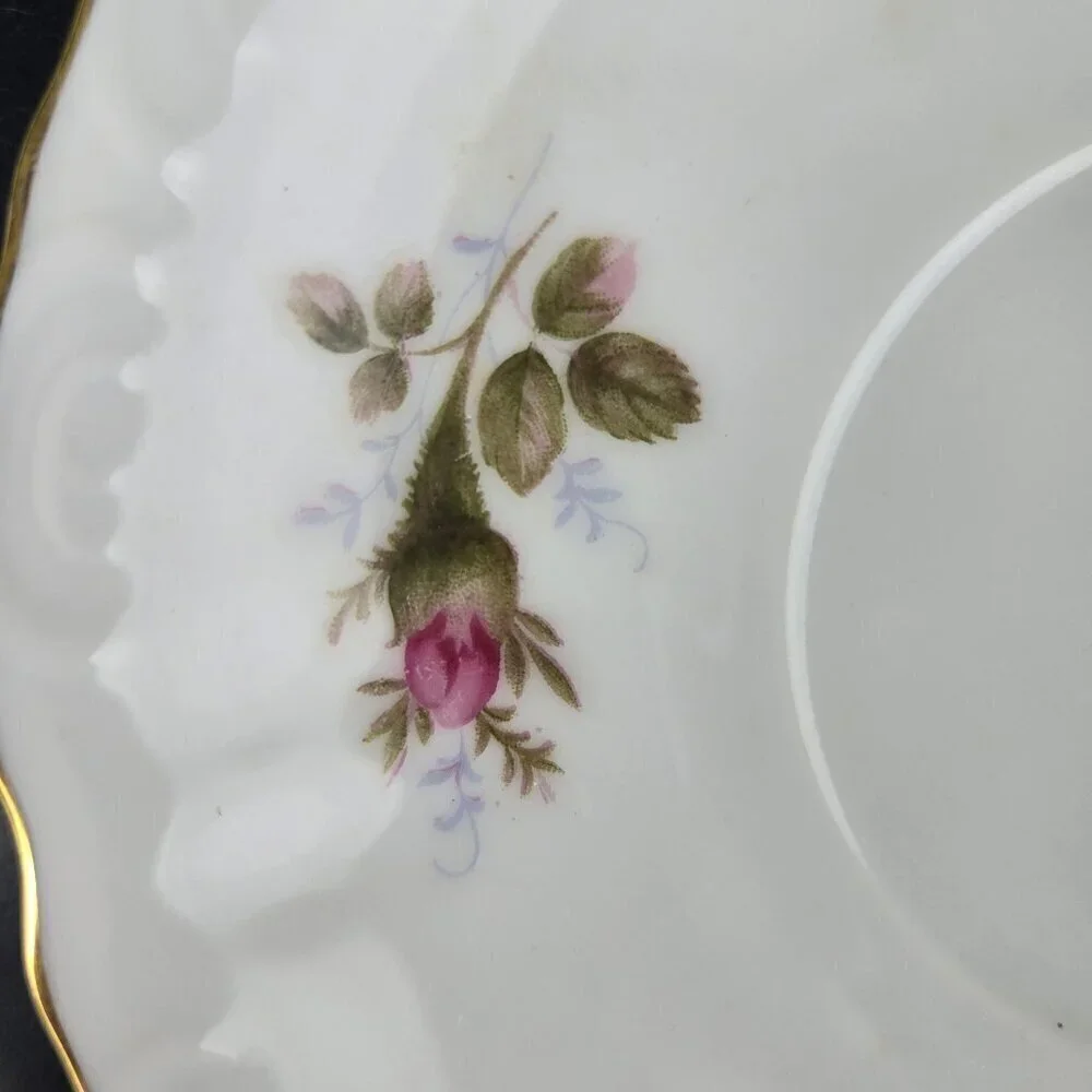 Royal Rose Fine China Teacup and Saucer Pink Rose Pattern Vintage Made in Japan
